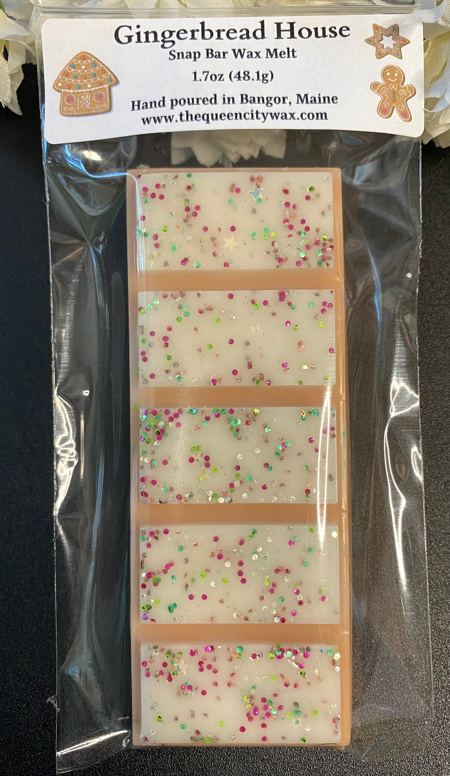 Gingerbread House scented snap bar wax melt | home fragrance