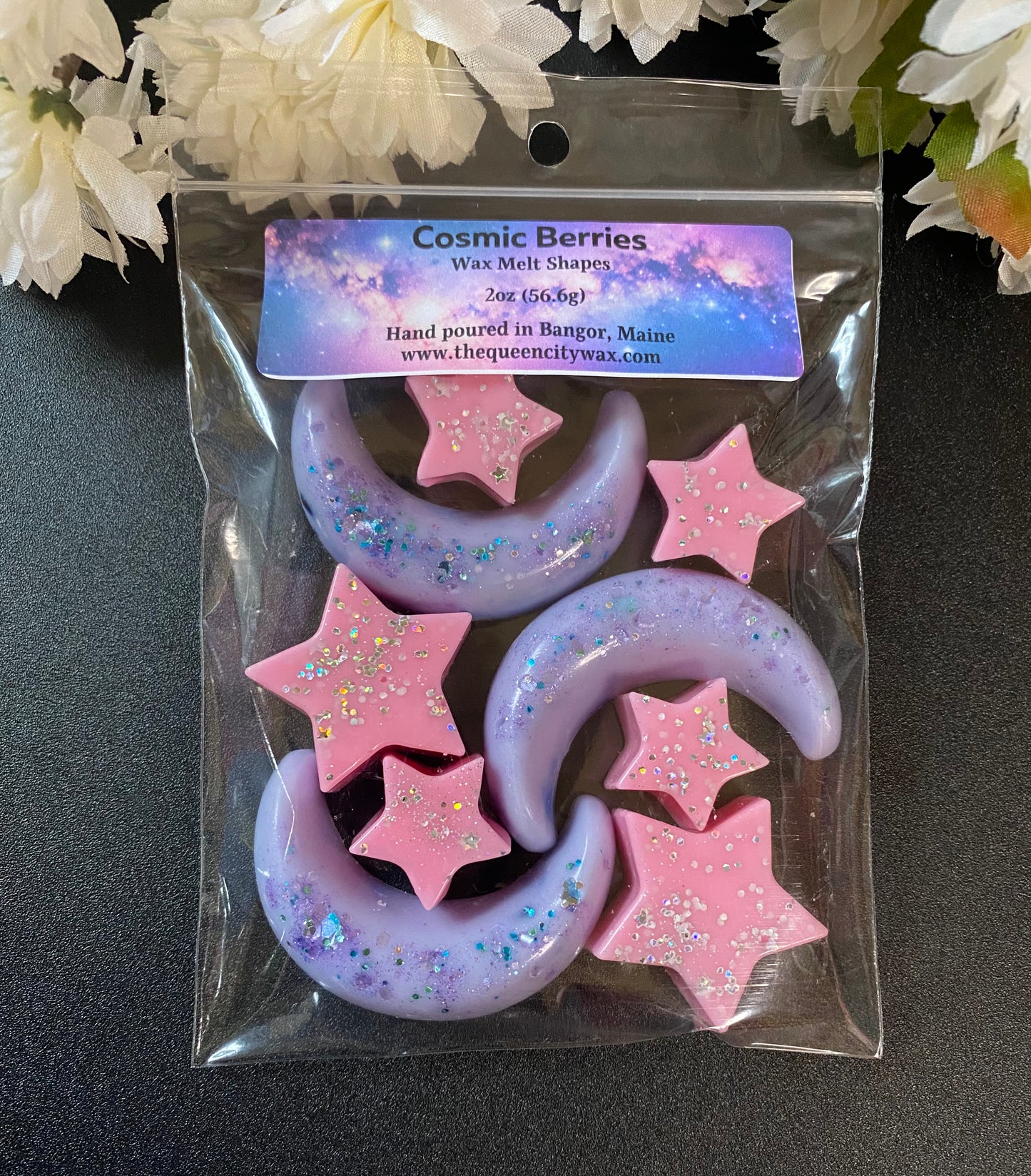 Cosmic Berries scented wax melt shapes | home fragrance